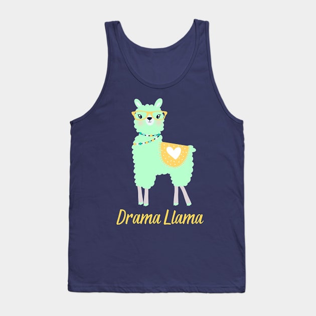 Drama Llama Tank Top by GrayDaiser